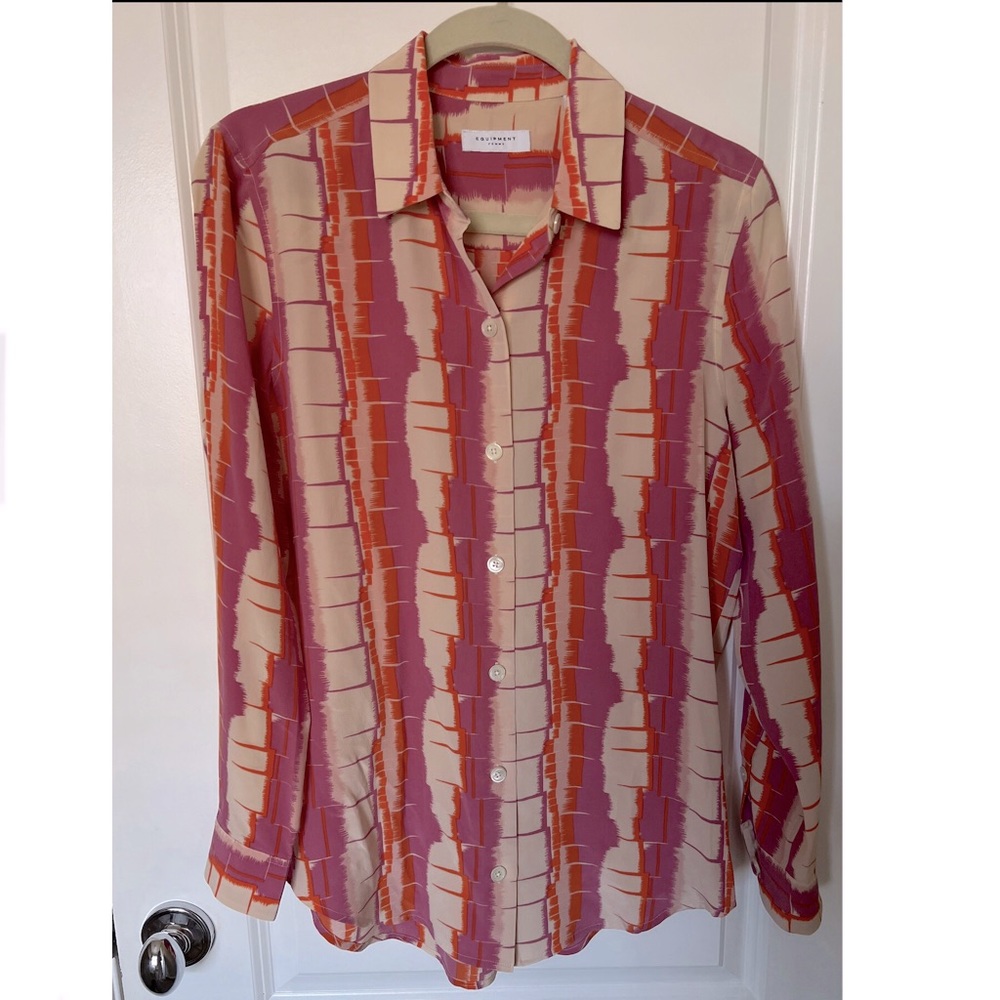 Equipment Essential Silk Shirt Top Blouse